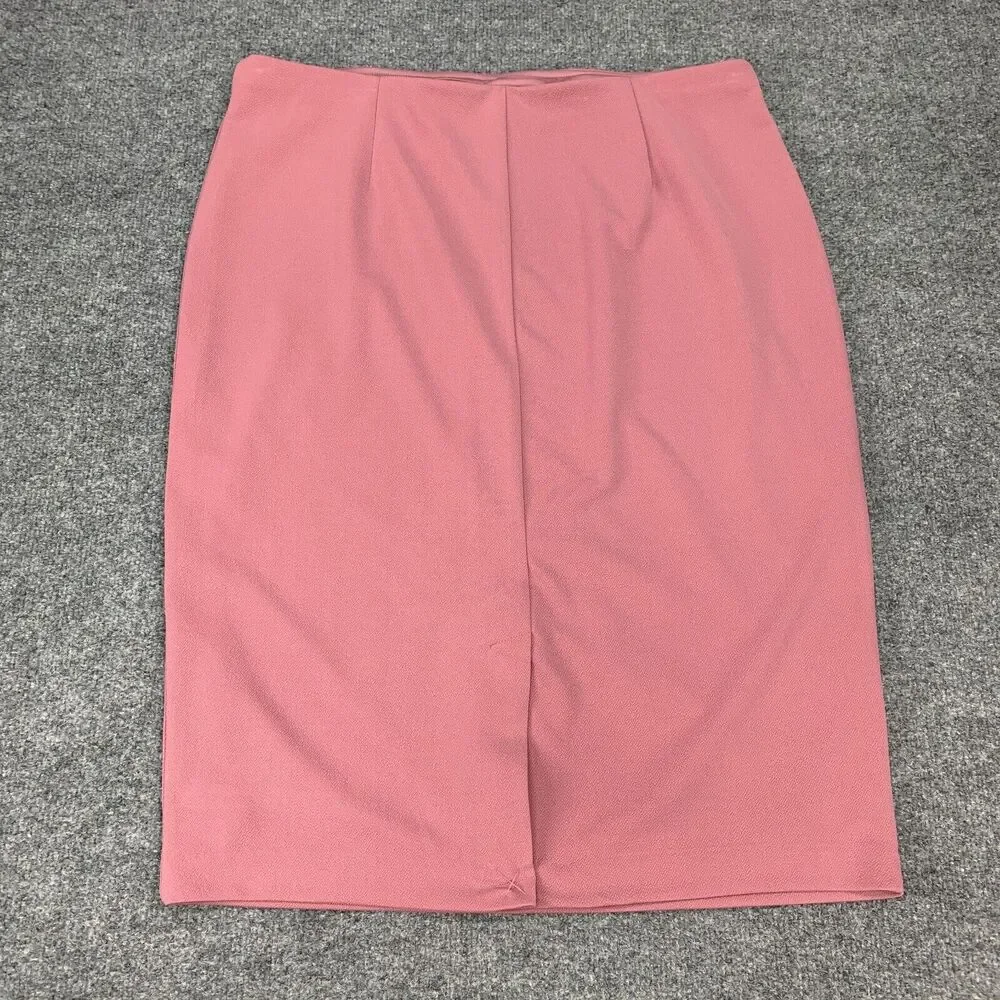 7th Avenue Design Studio Skirt Womens XL Extra Large Foxglove Lined Kick Pleat